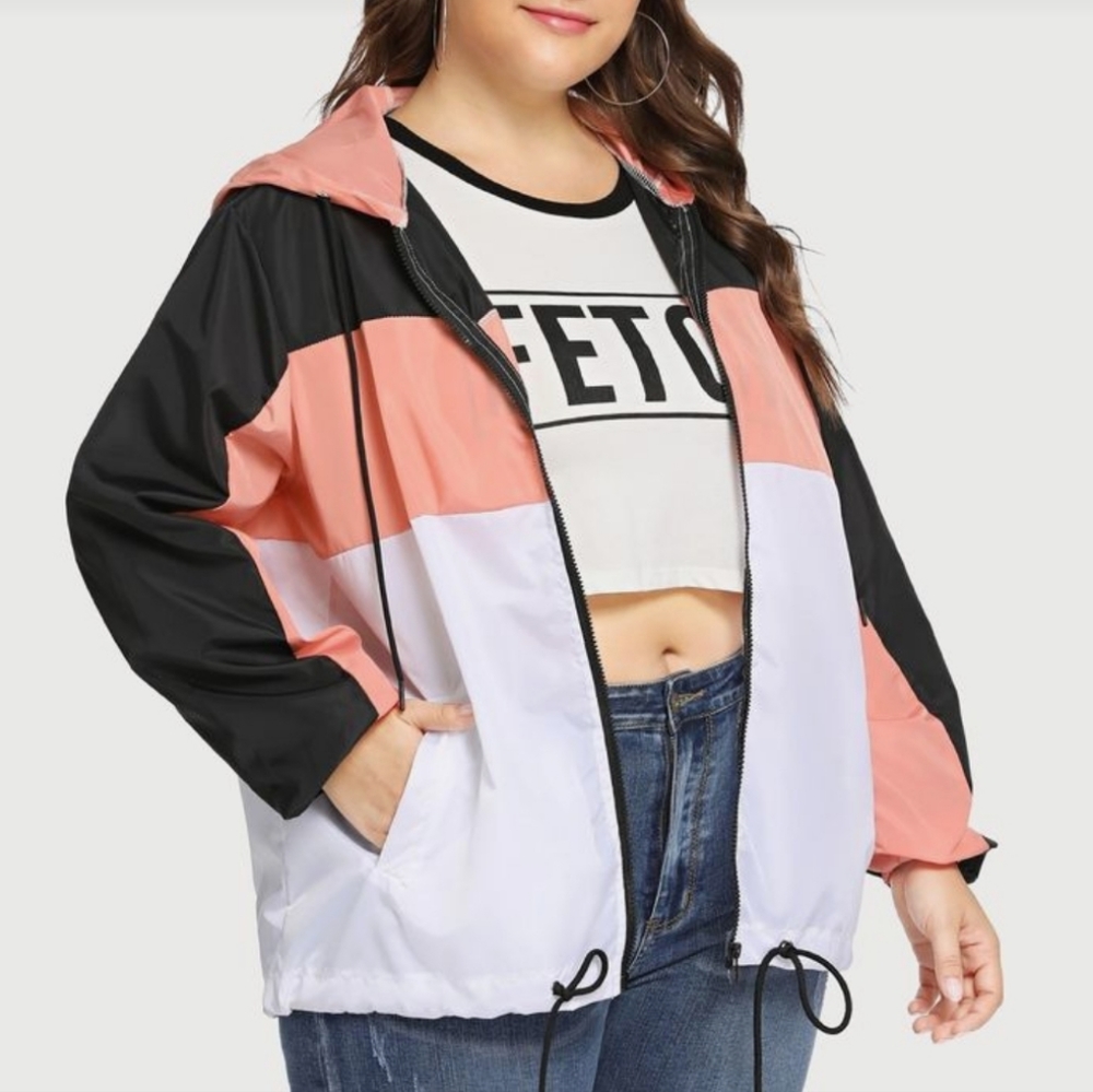 Color block jacket